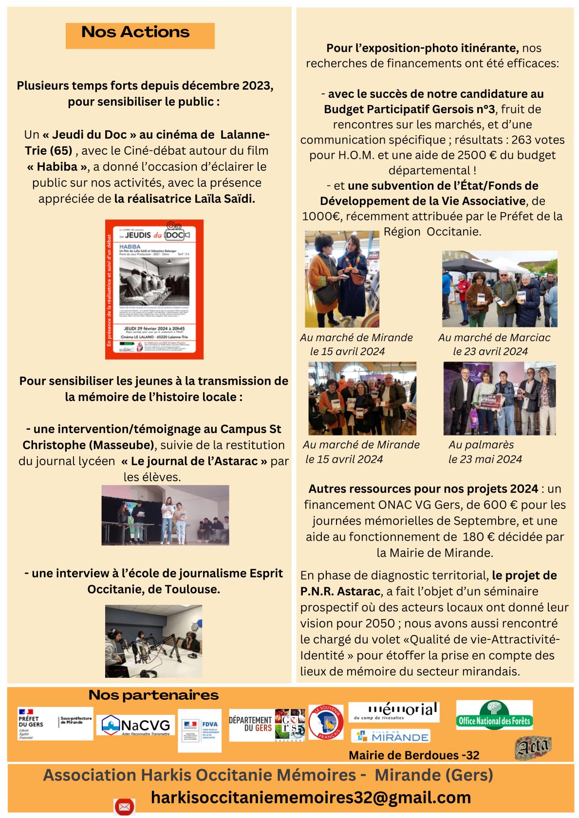 HOM Infolettre n° 3 du 17 juillet 2024, page 3