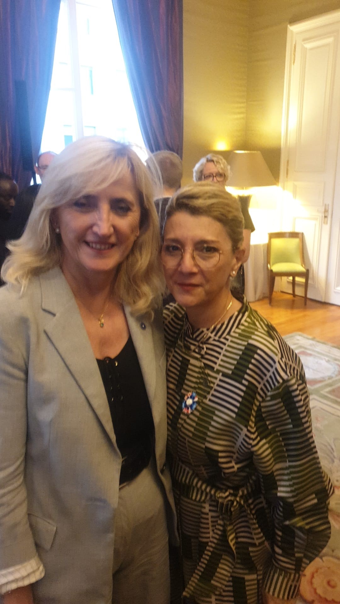 Françoise Dumas, présidente de la CNIH et Patricia Mirallès, ex-secrétaire d’État chargée des Anciens combattants et de la Mémoire