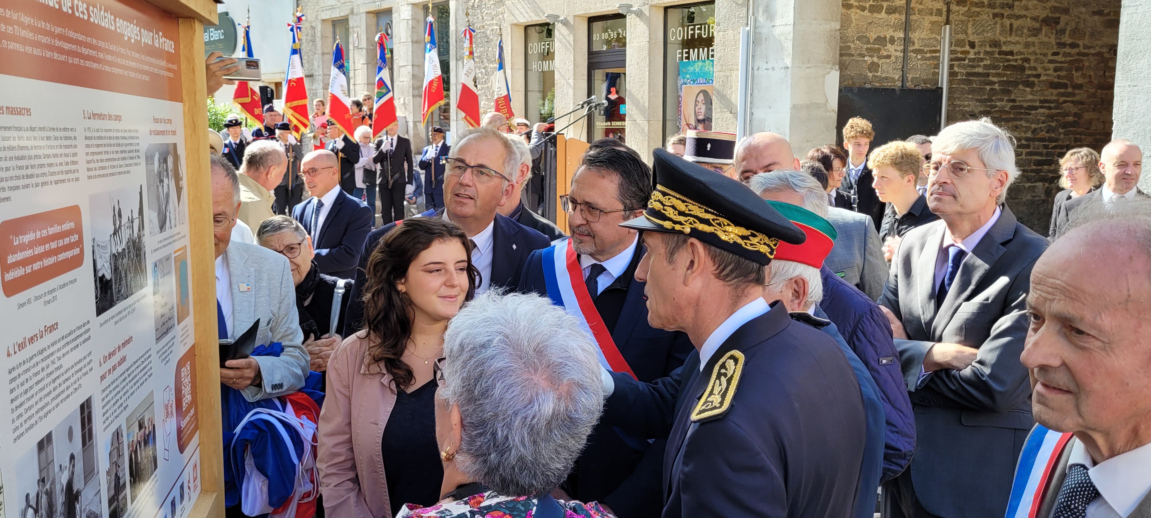 Cérémonie d'hommage aux Harkis à Is-sur-Tille. Cérémonie d'hommage aux Harkis à Is-sur-Tille.