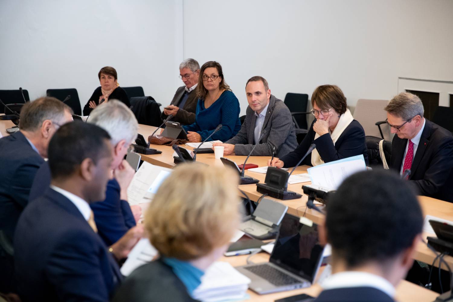 Les membres de la CNIH en commission de réparation Les membres de la CNIH en commission de réparation
