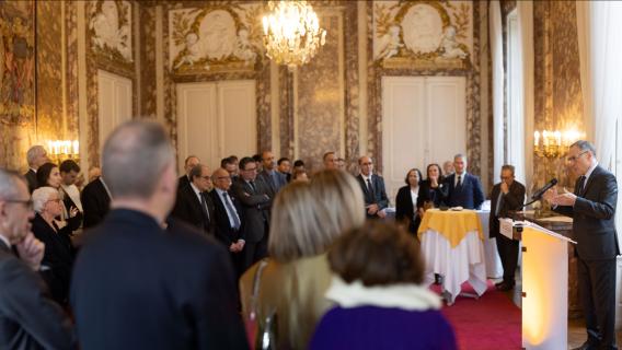 Cérémonies des voeux 2024 de la CNIH par son Président