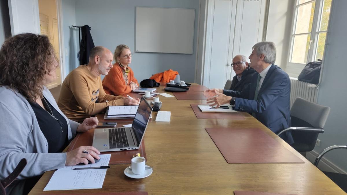 Premier contact avec le Conseil départemental pour soutenir le projet du festival