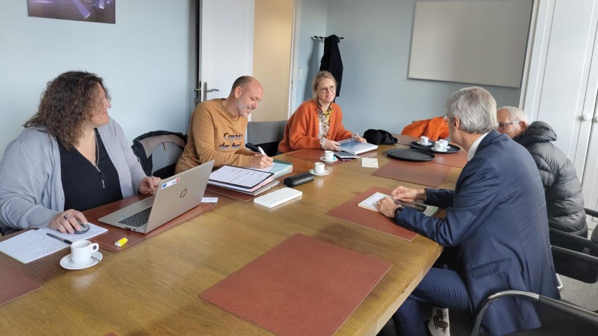 Premier contact avec le Conseil départemental pour soutenir le projet du festival